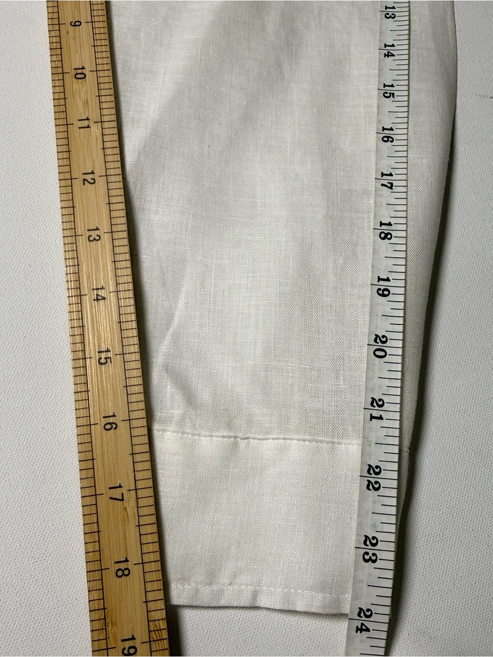 Lucy Paris White Linen Button Down Coastal Quiet Luxury Oversized Shirt M NWT - Picture 12 of 15